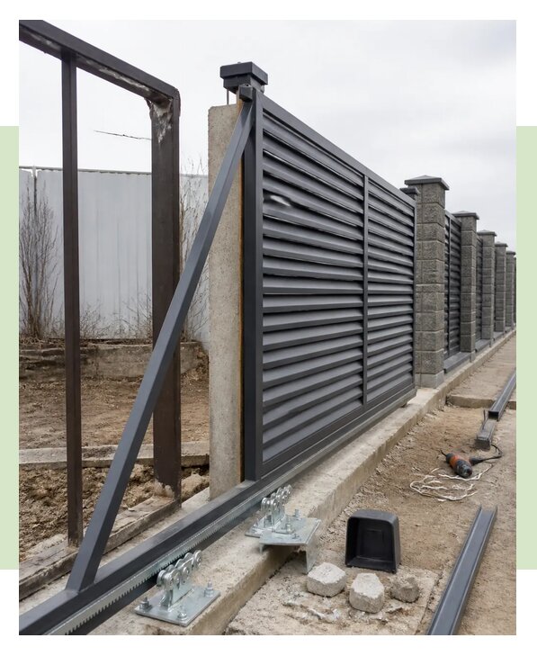 Замена откатных ворот в Ялте по цене от 25540 р. | ЗаборЭксеперт-Ялт