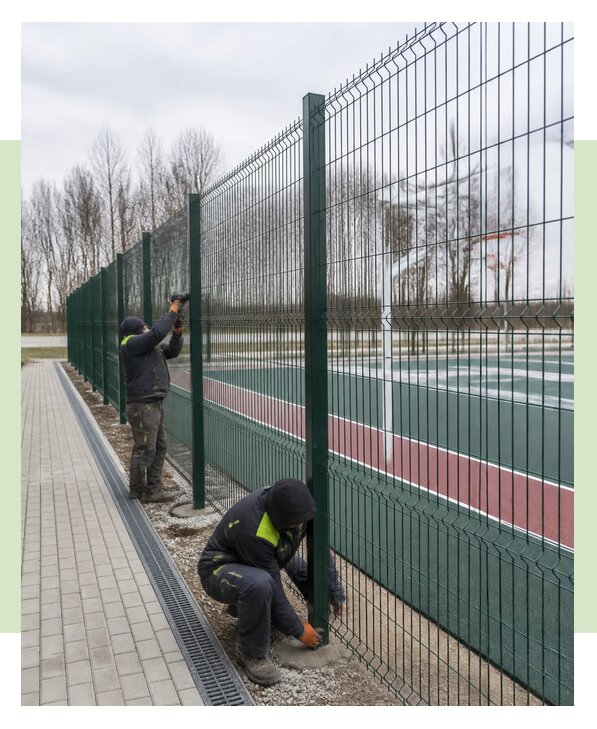 Ограждения для спортплощадок с монтажом под ключ в Ялте